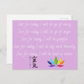 Reiki Postkarte (Vorne/Hinten)