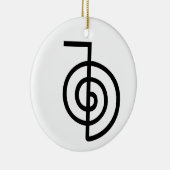 Reiki Power-Symbol Keramik Ornament (Rechts)