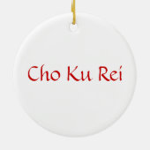 Reiki Power-Symbol Keramik Ornament (Hinten)
