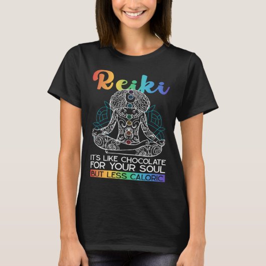 Reiki Practitioner And Lightworker Energy Healer T-Shirt (Vorderseite)