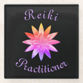 Reiki Practitioner Glasuntersetzer