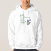 Reiki Practitioner haben heilende Hände Hoodie (Vorderseite)