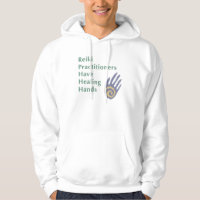 Reiki Practitioner haben heilende Hände