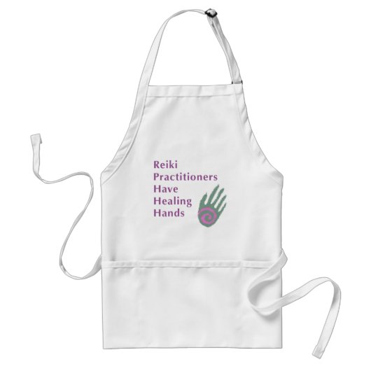 Reiki Practitioner haben heilende Hände Schürze (Vorne)