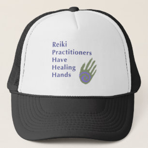 Reiki Practitioner haben heilende Hände Truckerkappe