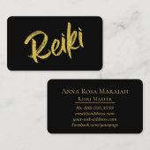 *~* Reiki Practitioner Master Energy Healing Visitenkarte (Vorne/Hinten)