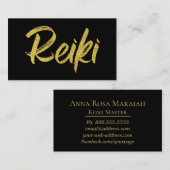 *~* Reiki Practitioner oder Master Energy Healer Visitenkarte (Vorne/Hinten)