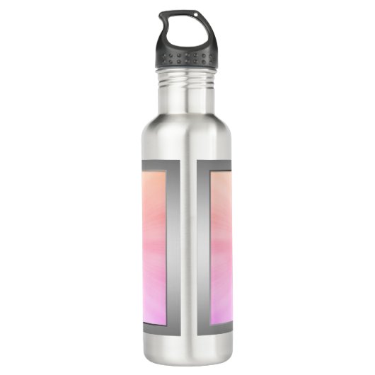 Reiki Practitioner personalisiert Edelstahlflasche (Rückseite)