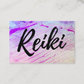 *~* Reiki Practitioner Reiki Master Energy Healer Visitenkarte (Vorderseite)