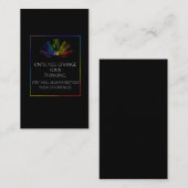 Reiki Practitioner Spiritual Chakra Meditation Visitenkarte (Vorne/Hinten)