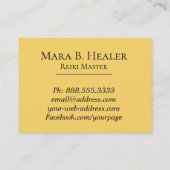 *~* Reiki Praktiker-oder Hauptenergie-Heilen Visitenkarte (Rückseite)