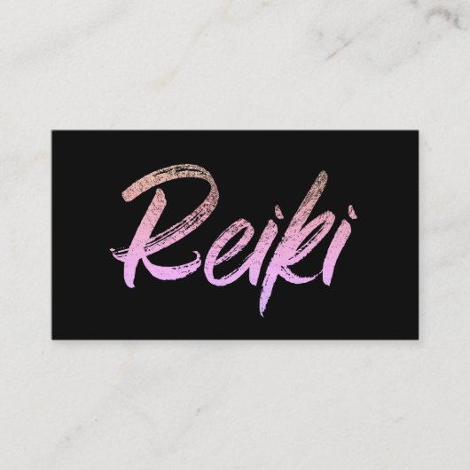 *~* Reiki Praktiker-oder Hauptenergie-Heiler Visitenkarte (Vorderseite)