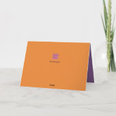 Reiki Principles Greeting Card Karte (Rückseite)