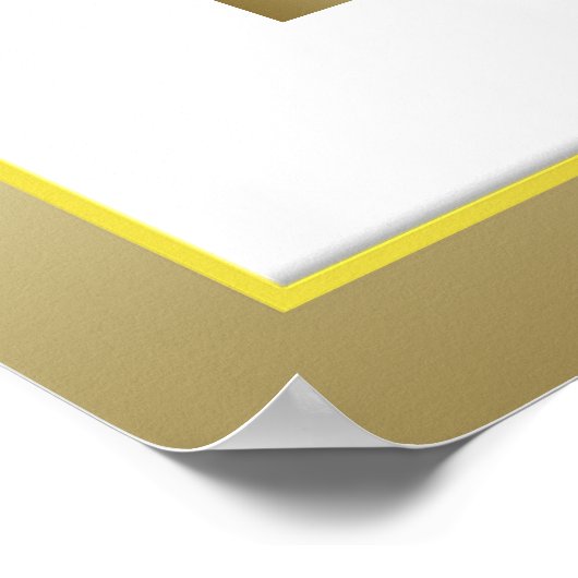 Reiki Principles Healing Hands Design Poster (Ecke)