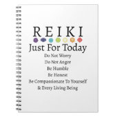 Reiki Principles Pempfängt White Notizblock (Vorderseite)