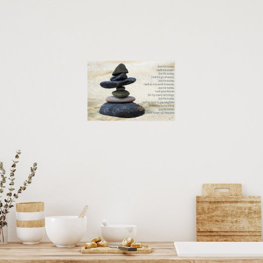 Reiki Principles Poster (Küche)