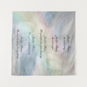 Reiki Principles Rainbow Mandala Design Wandteppich (Vorderseite (Horizontal))