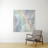 Reiki Principles Rainbow Mandala Design Wandteppich (Beispiel (Horizontal))