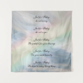 Reiki Principles Rainbow Mandala Design Wandteppich (Vorderseite)