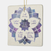 Reiki Principles - Reiki PEmpfangs Keramikornament (Links)