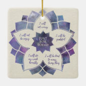 Reiki Principles - Reiki PEmpfangs Keramikornament (Rückseite)