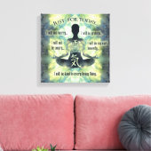 Reiki Principles - Reiki PEmpfangs Leinwanddruck (Insitu (Wohnzimmer))