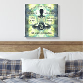 Reiki Principles - Reiki PEmpfangs Leinwanddruck (Insitu (Schlafzimmer))