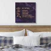 Reiki Principles - Reiki PEmpfangs Leinwanddruck (Insitu (Schlafzimmer))