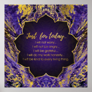 Reiki Principles - Reiki PEmpfangs Poster