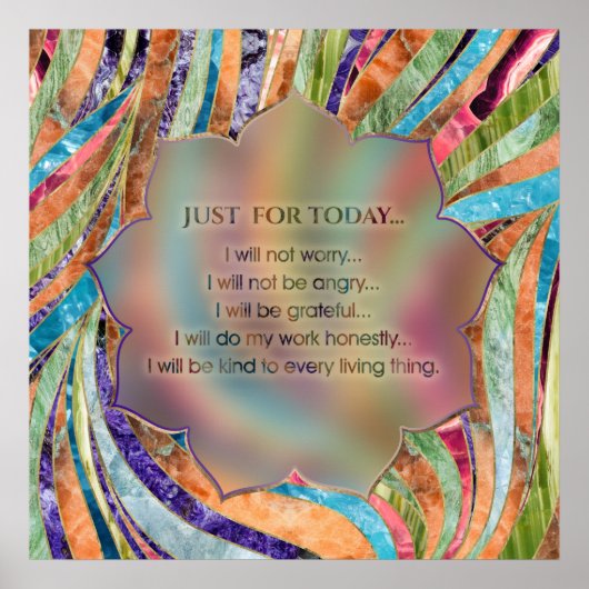 Reiki Principles - Reiki PEmpfangs Poster (Vorne)