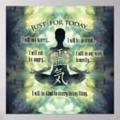Reiki Principles - Reiki PEmpfangs Poster (Vorne)