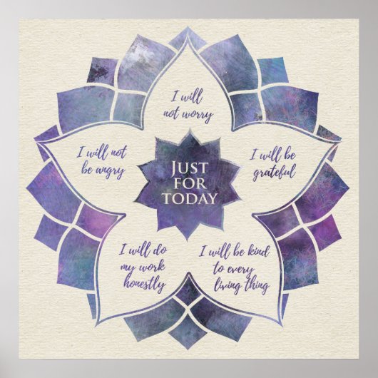 Reiki Principles - Reiki PEmpfangs Poster (Vorne)