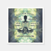 Reiki Principles - Reiki PEmpfangs Serviette (Vorderseite)