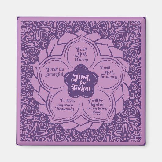 Reiki Principles - Reiki-Rezepte in Lotus Magnet (Vorne)