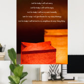 Reiki Principles with Luminarias Poster (Heimbüro)