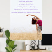 Reiki Principles with Yogini Poster (Heimbüro)