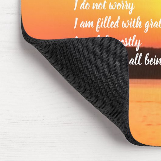 Reiki Prinzip-Sonnenaufgang Mousepad (Ecke)