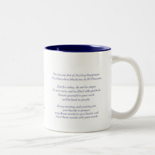 Reiki Prinzip-Tasse Zweifarbige Tasse