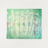 Reiki Prinzipien, die Handentwurf heilen Wandteppich (Vorderseite (Horizontal))