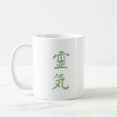 Reiki Prinzipien mit Blumen Kaffeetasse (Links)
