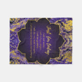 Reiki Prinzipien - Reiki Gebote Fleecedecke (Vorderseite (Horizontal))