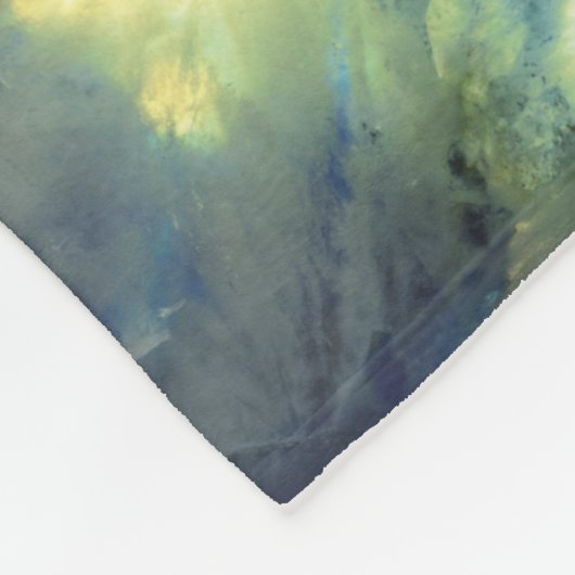 Reiki Prinzipien - Reiki Gebote Fleecedecke (Ecke)