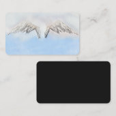 Reiki, Psychisch, Angels Wings Business Card Visitenkarte (Vorne/Hinten)