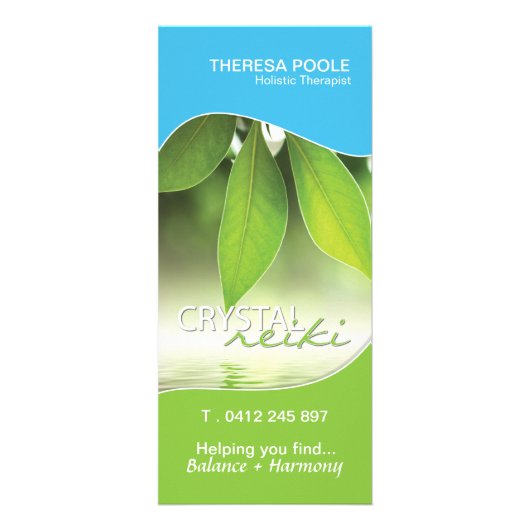 Reiki Rack Card Werbekarte (Vorne)