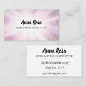 *~* Reiki Rays Energie-heilende helle Arbeitskraft Visitenkarte (Vorne/Hinten)