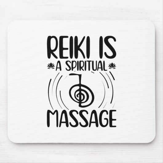 Reiki-Redewendungen | Yoga Healing Energy Chakras  Mousepad (Vorne)