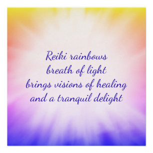 Reiki Regenbogen Poster