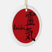 Reiki - rot keramikornament (Rechts)
