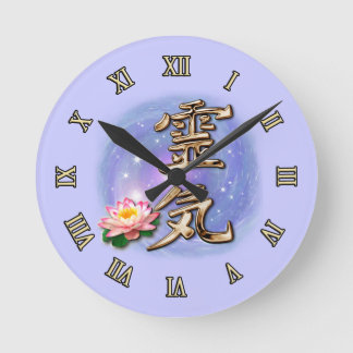 Reiki Runde Wanduhr
