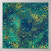 Reiki Sei He ki- Edelstein und Gold Poster (Vorne)